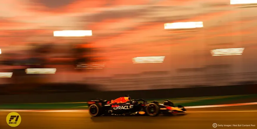 Max Verstappen on track during the Grand Prix of Abu Dhabi 2022