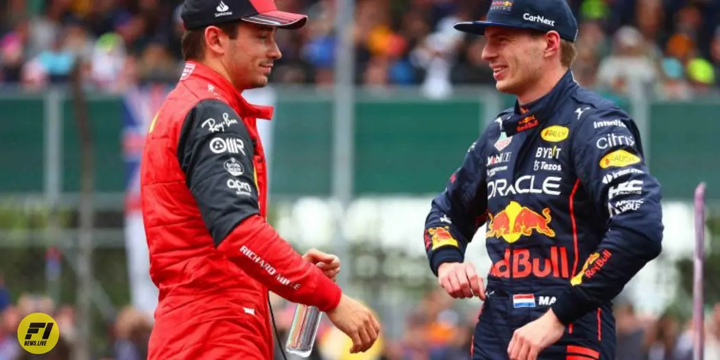 Charles Leclerc and Max Verstappen - Red Bull Contet Pool