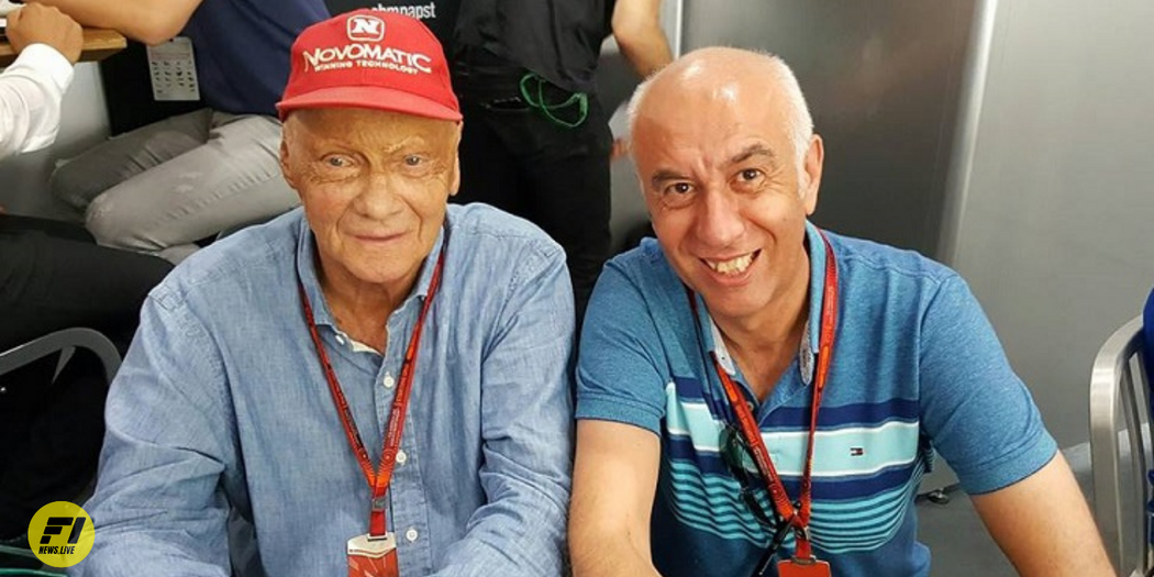 Nikki Lauda and Paulo Ciccarone