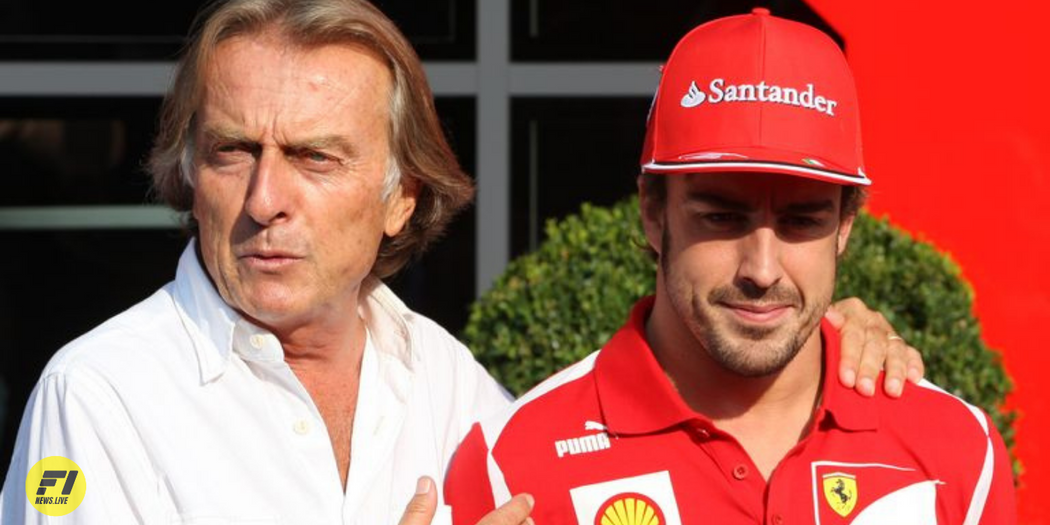 Luca Cordero di Montezemolo and Fernado Alonso