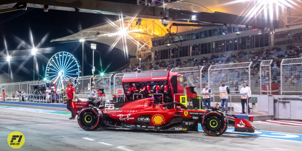 Ferrari car in Bahrain GP 2023