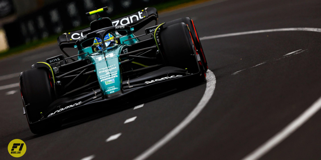 Ferando Alonso during 2nd the free practice session in Australian Grand Prix-Credit: Aston Martin F1  