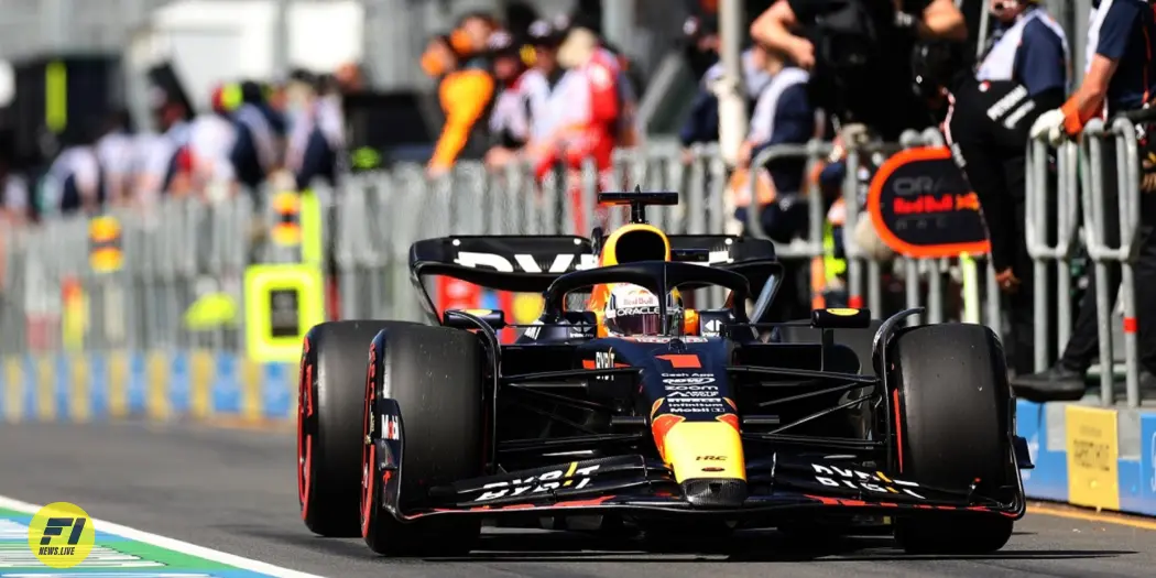 Max Verstappen during FP2 in the Australian Grand Prix 2023