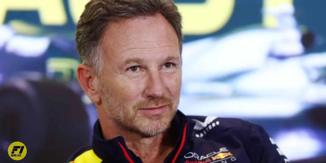 Christian Horner in a press conference during Australian GP 2023 weekend