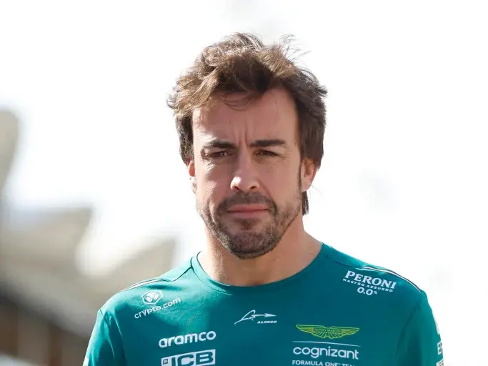 Fernando Alonso in Bahrain 2023.-Credit Aton Martin F1