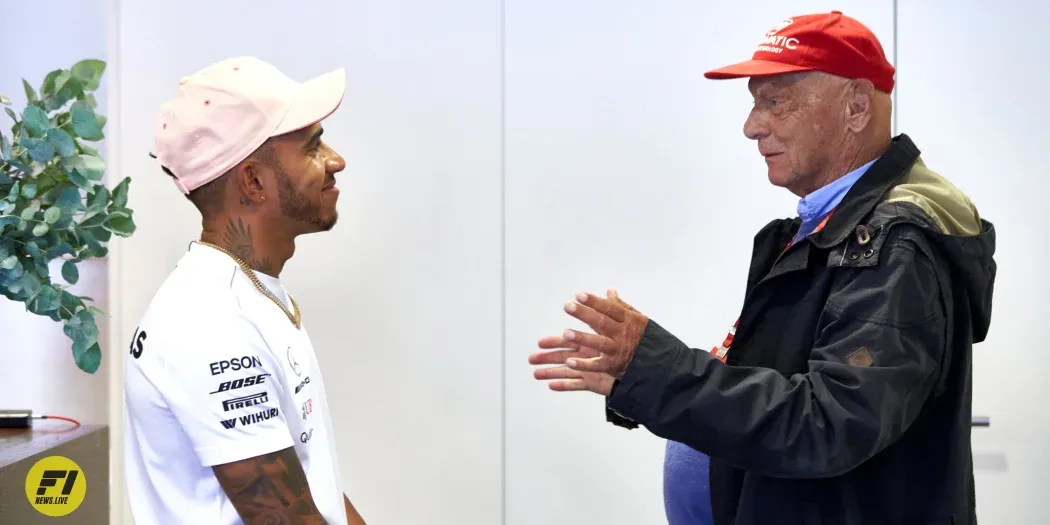 Lewis Hamilton and Niki Lauda - Steve Etherington/Mercedes