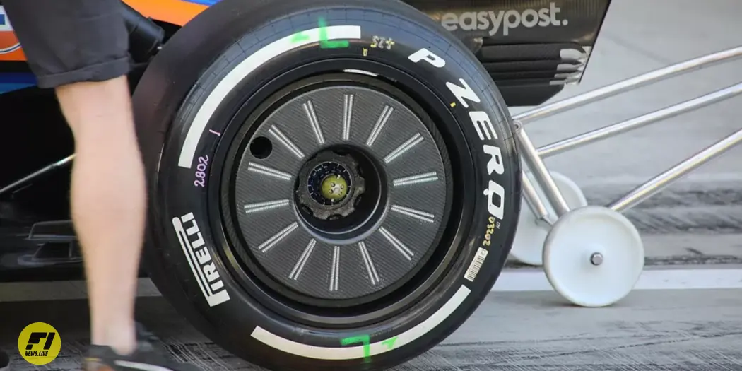 Formula 1 LED test wheel cover