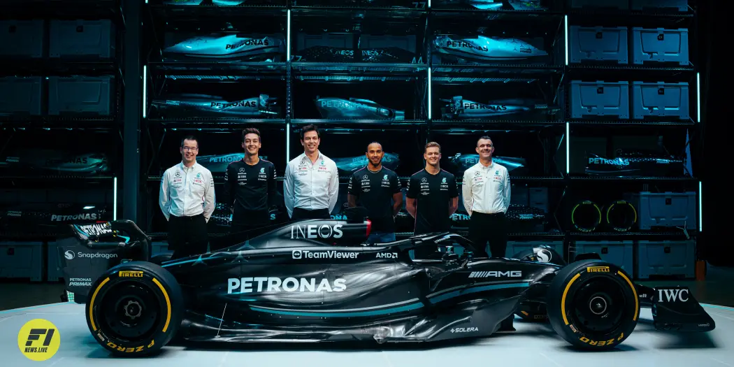 Toto Wolff and team during Mercedes-AMG F1 W14 E Performance Launch