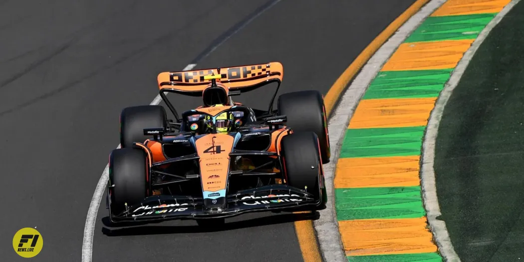 Lando Norris during Australian GP 2023 - McLaren