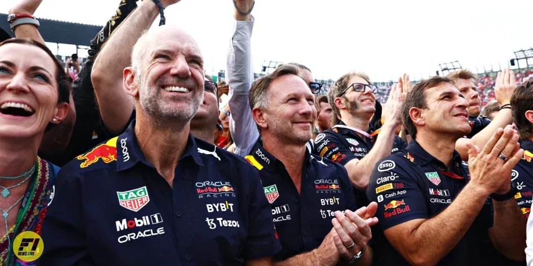 Adrian Newey and Christian Horner