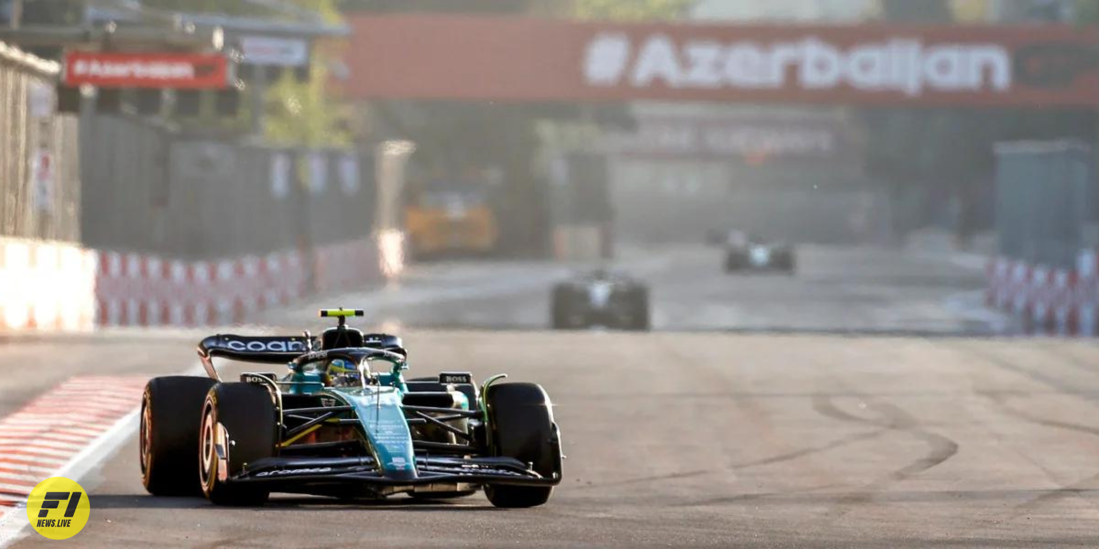 Fernando Alonso during the Azerbaijan Gran Prix-Credit: Aston Martin F1