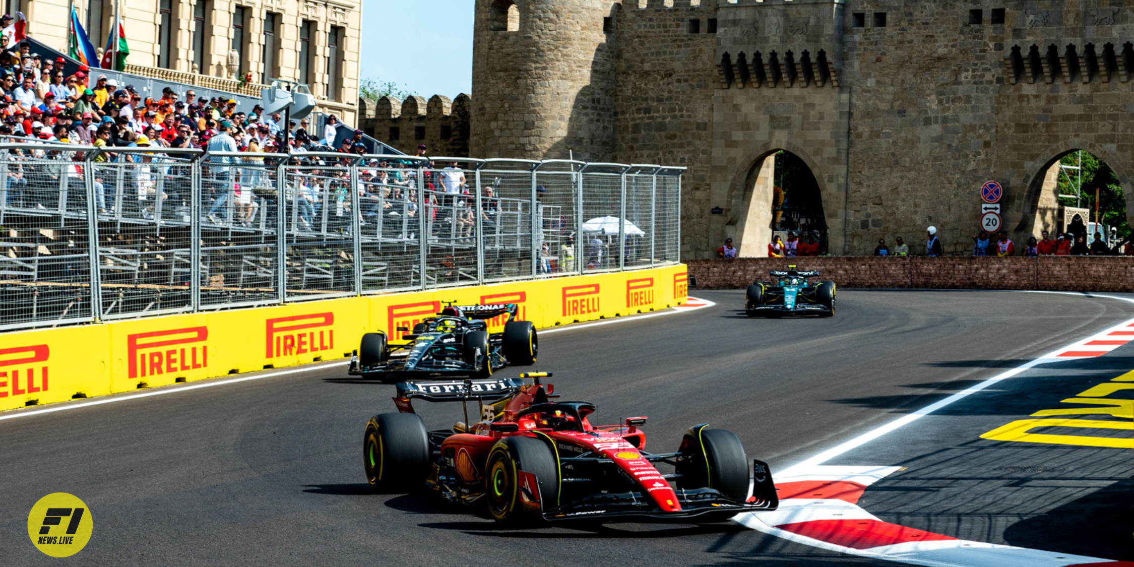 Charles Leclerc at the 2023 Azerbaijan Grand Prix-Credit: Ferrari 