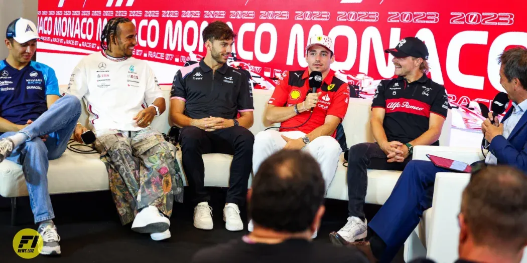 Drivers Thursday Press Conference at the 2023 Monaco Grand Prix