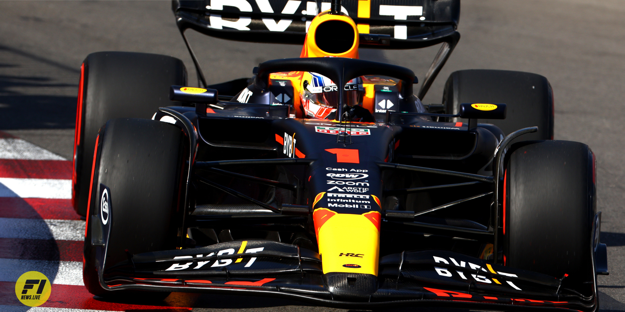 Max Verstappen during qualifying at the 2023 Monaco Grand Prix-Red Bull Content Pool 