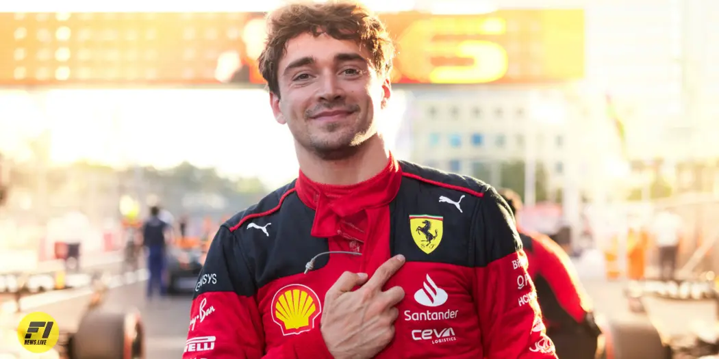 Charles Leclerc during Azerbaijan GP 2023