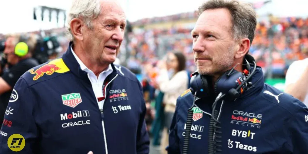 Helmut Marko and Christian Horner - Red Bull Content Pool