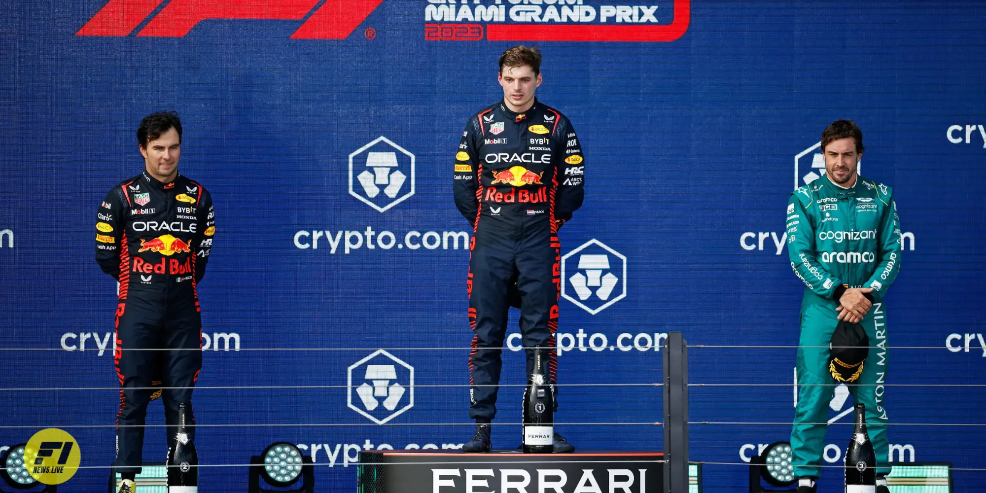 2023 Miami Grand Prix podium