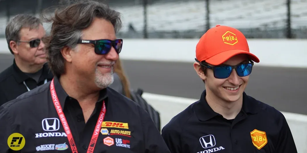 Michael Andretti and Zach Veach