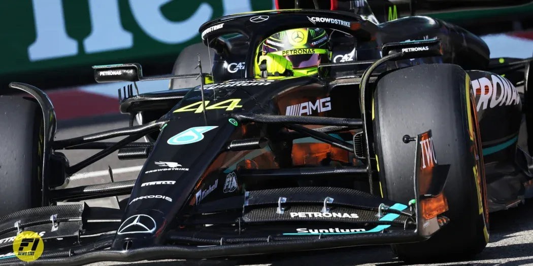 Lewis Hamilton during the 2023 Monaco Grand Prix, Friday