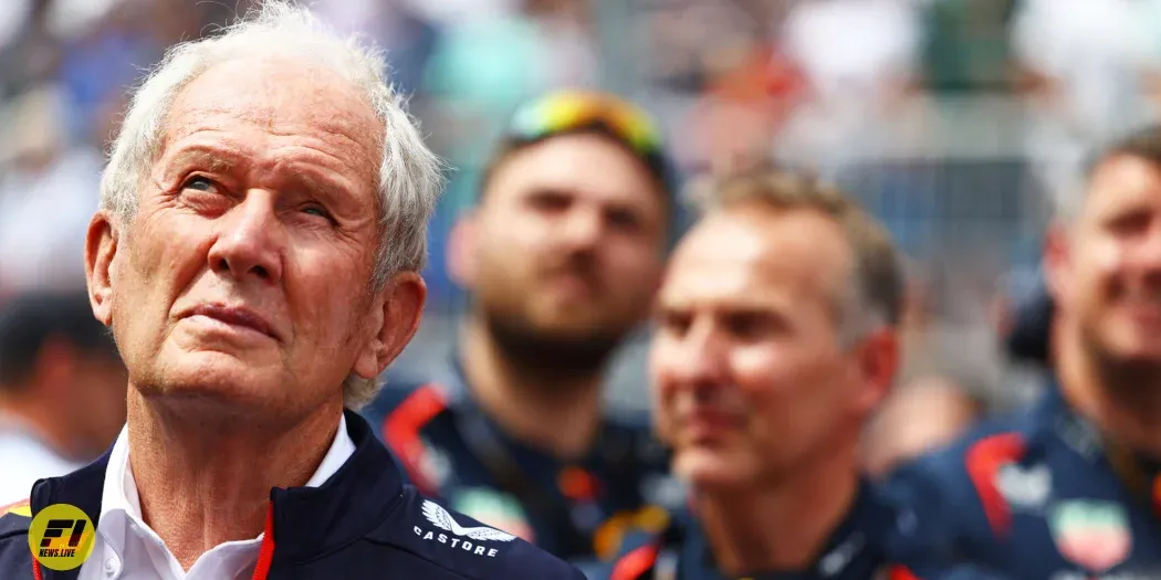 Helmut Marko celebrating his team podium during Monaco GP 2023 - Red Bull Content Pool