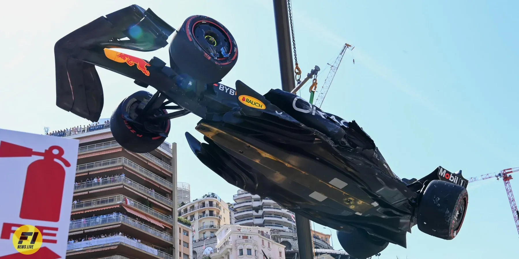 Red Bull's floor picture taken during Monaco GP 2023