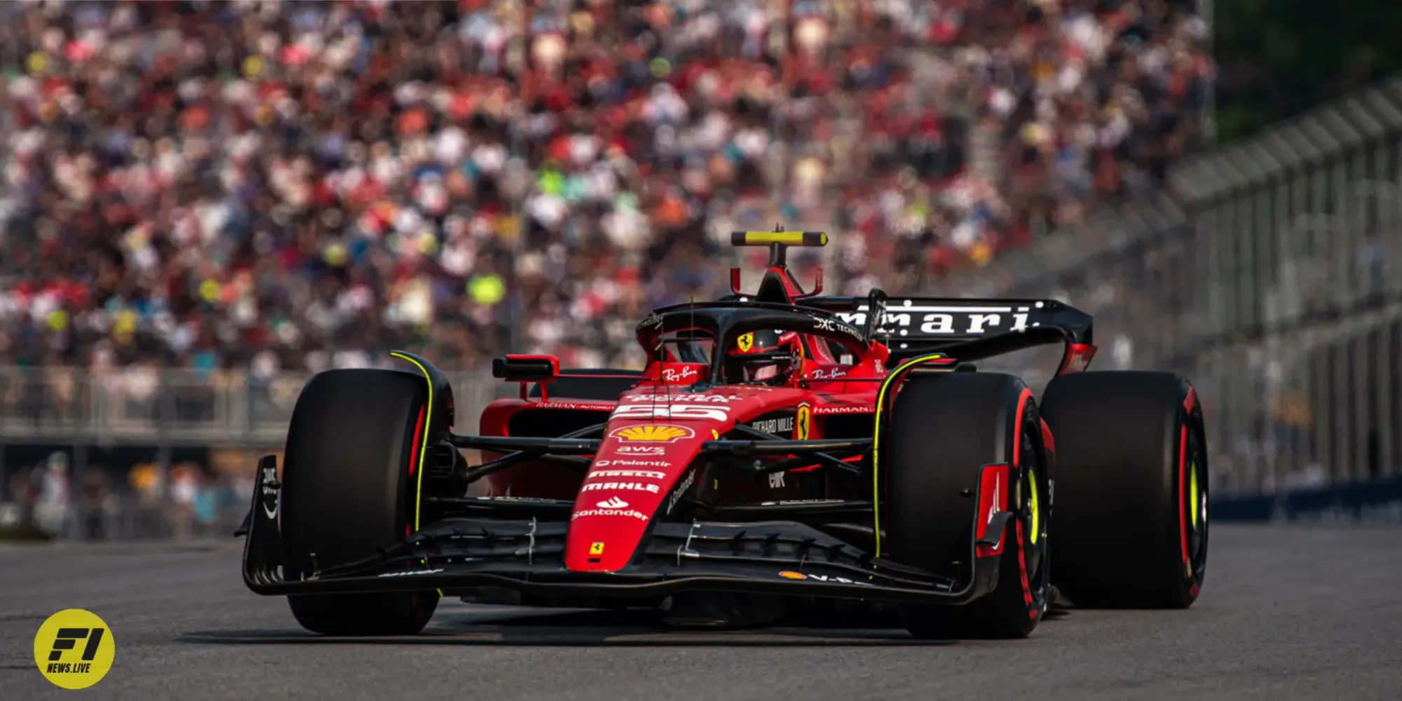 Carlos Sainz during FP2 at the 2023 Canadian Grand Prix-Credit Ferrari