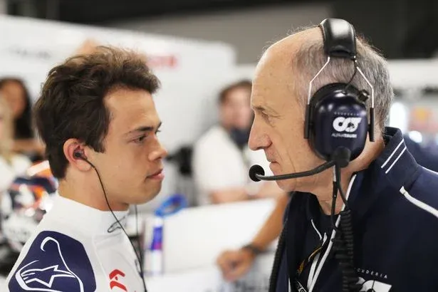 De Vries (Left) and Tost (Right) after Quali in Spain (Image Credit : Getty Images)