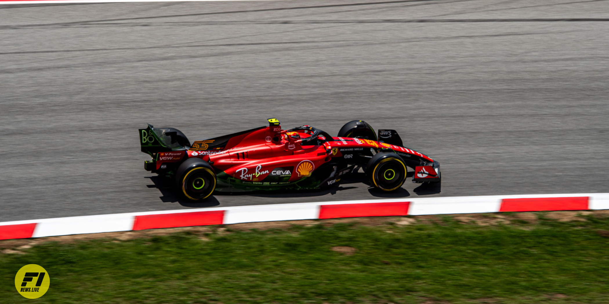 Carlos Sainz in FP2 at the 2023 Spanish Grand Prix-Credit: Ferrari