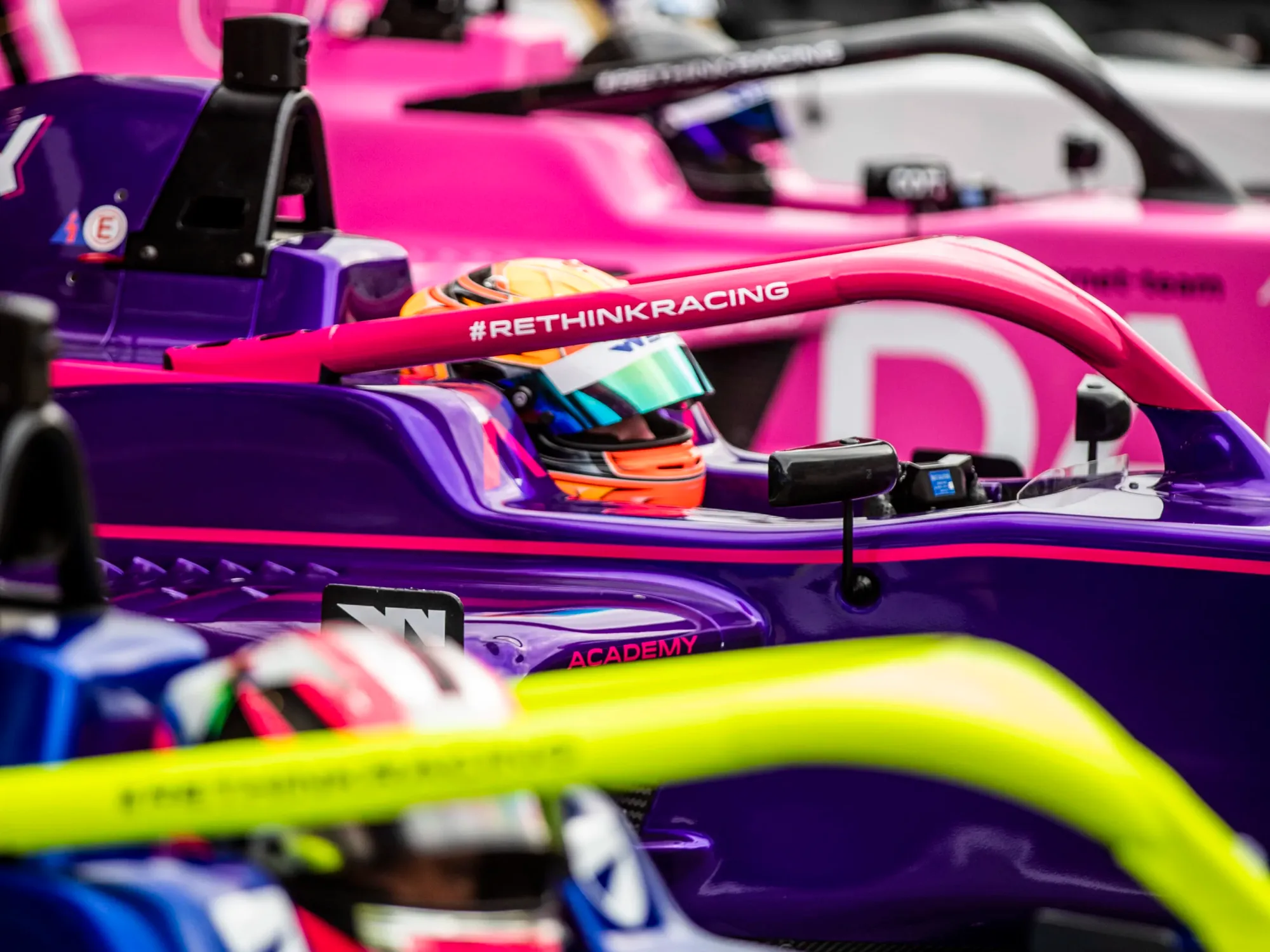 The W series drivers lining up (Image Credit: W Series)