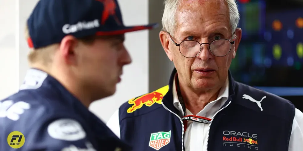 Max Verstappen and Helmut Marko - Red Bull Content Pool