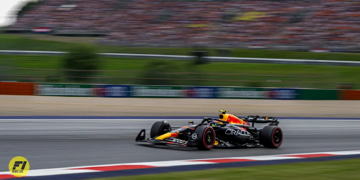 Sergio Perez during qualifying at the 2023 Austrian Grand Prix-Credit: Joerg Mitter/Red Bull Content Pool