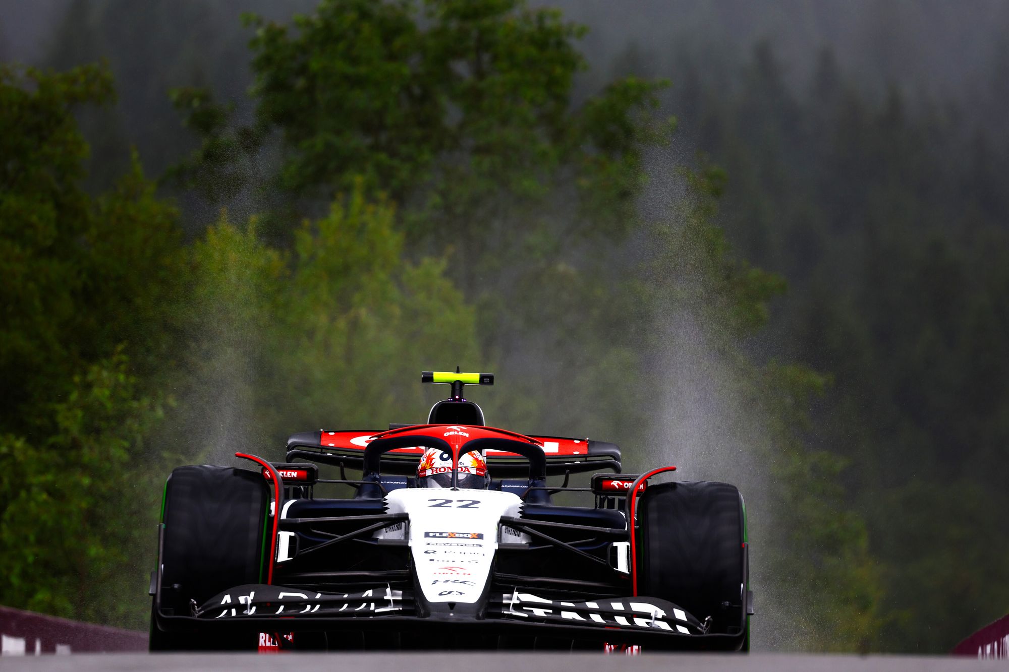 Yuki Tsunoda in Qualifying at the 2023 Belgian Grand Prix-Red Bull Content Pool