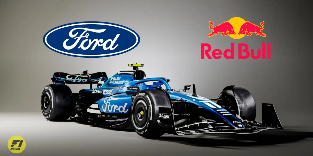 Render of an F1 car with Ford livery