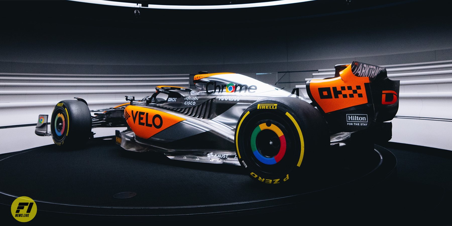 McLaren special chrome livery for the 2023 British Grand Prix-Credit: McLaren