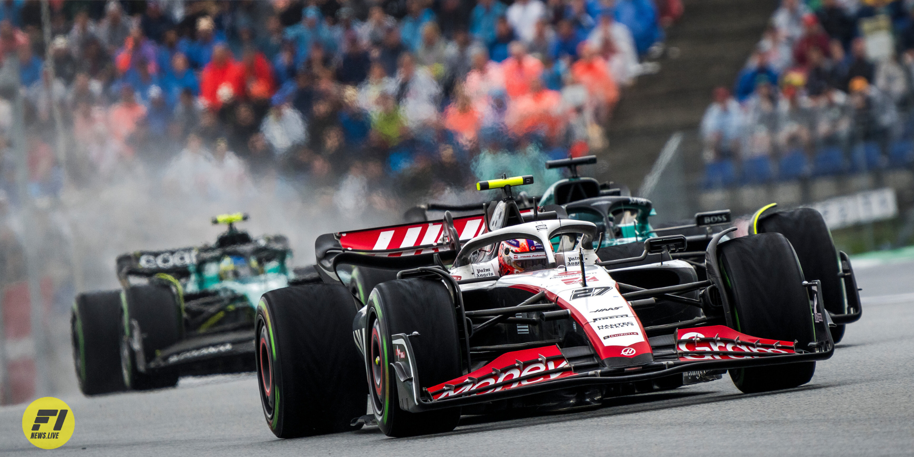 Nico Hulkenberg in the Sprint Race at the 2023 Austrian Grand Prix-Red Bull Content Pool