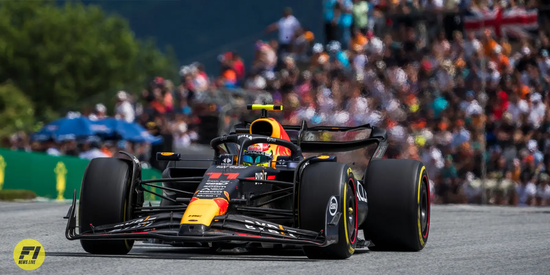  Sergio Perez at the 2023 Austrian Grand Prix-Red Bull Content Pool