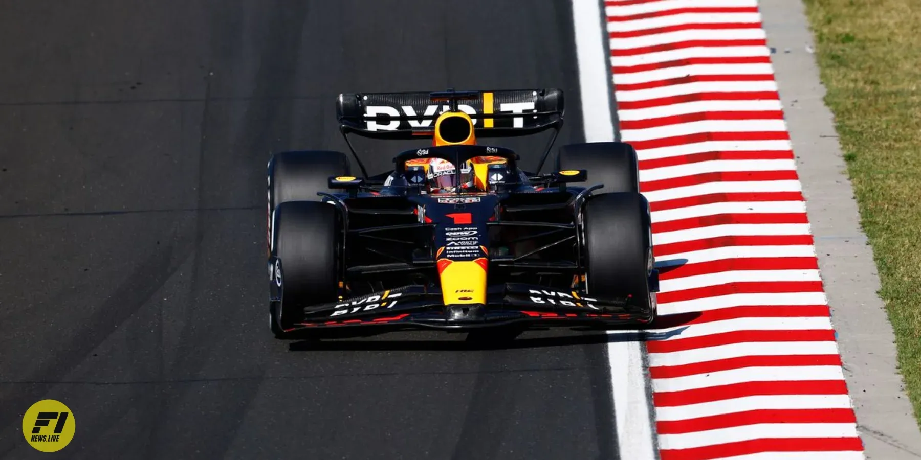 Max Verstappen during Hungarian GP 2023