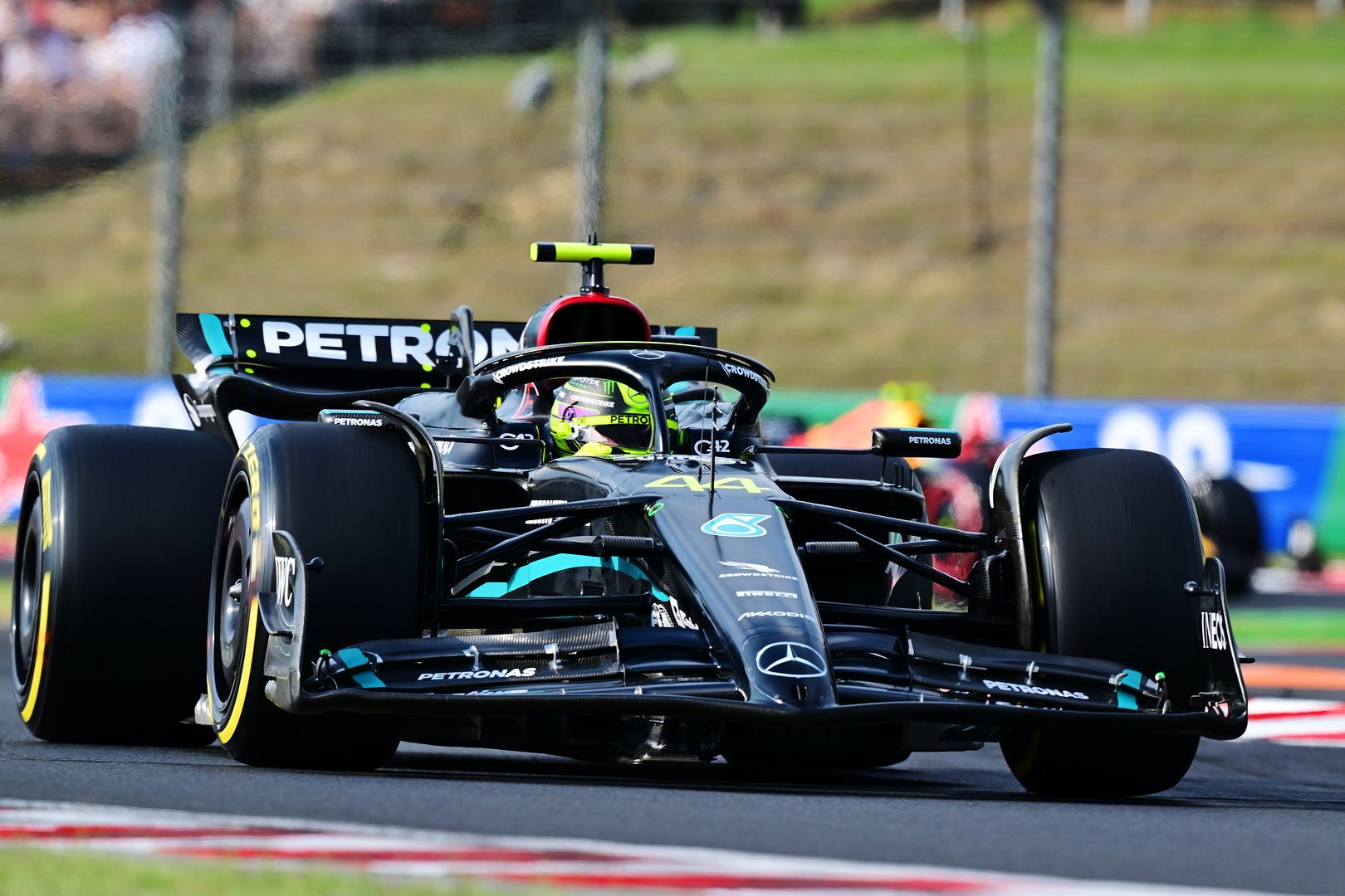 Lewis Hamilton in Qualifying at the 2023 Belgian Grand Prix-Mercedes