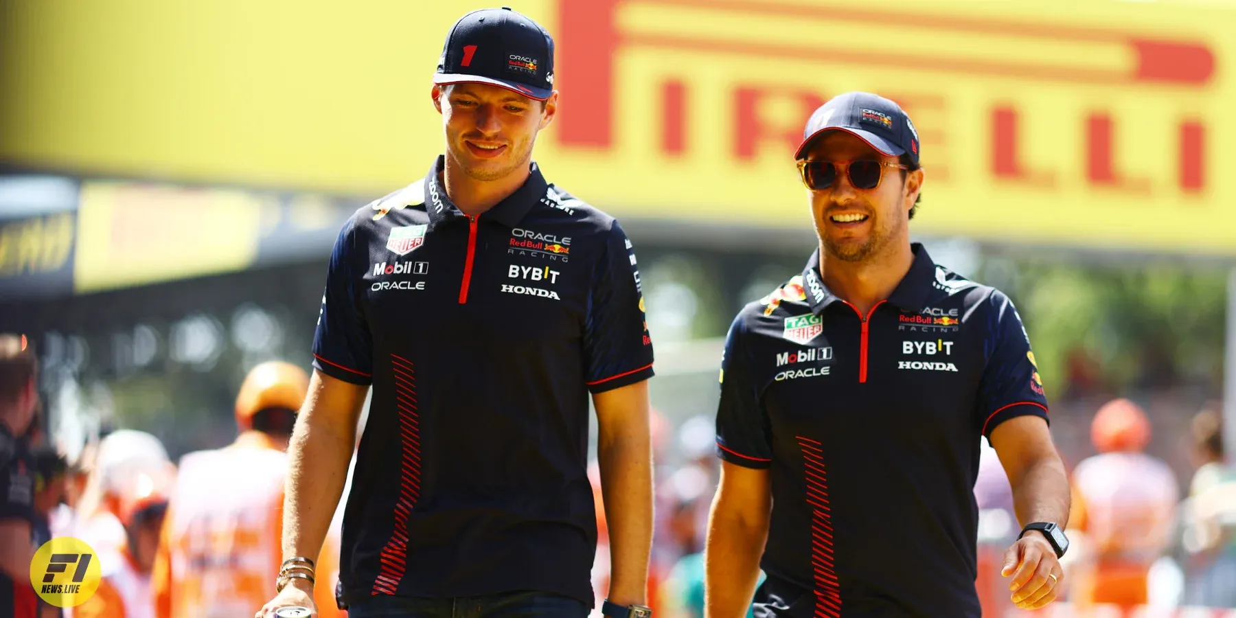 Max Verstappen and Sergio Perez