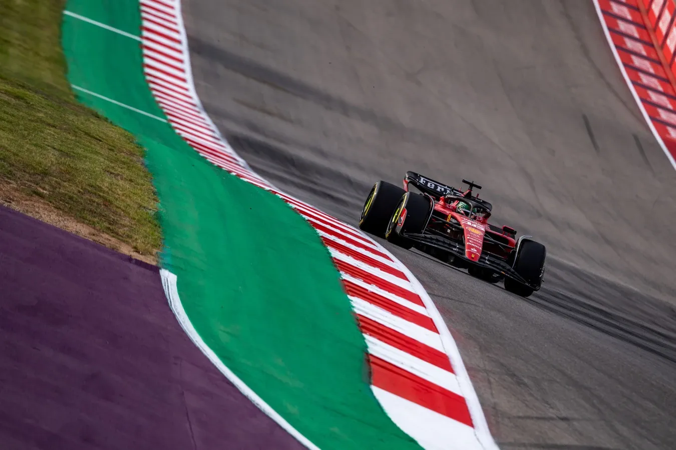 Charles Leclerc at the 2023 US GP-Credit: Ferrari