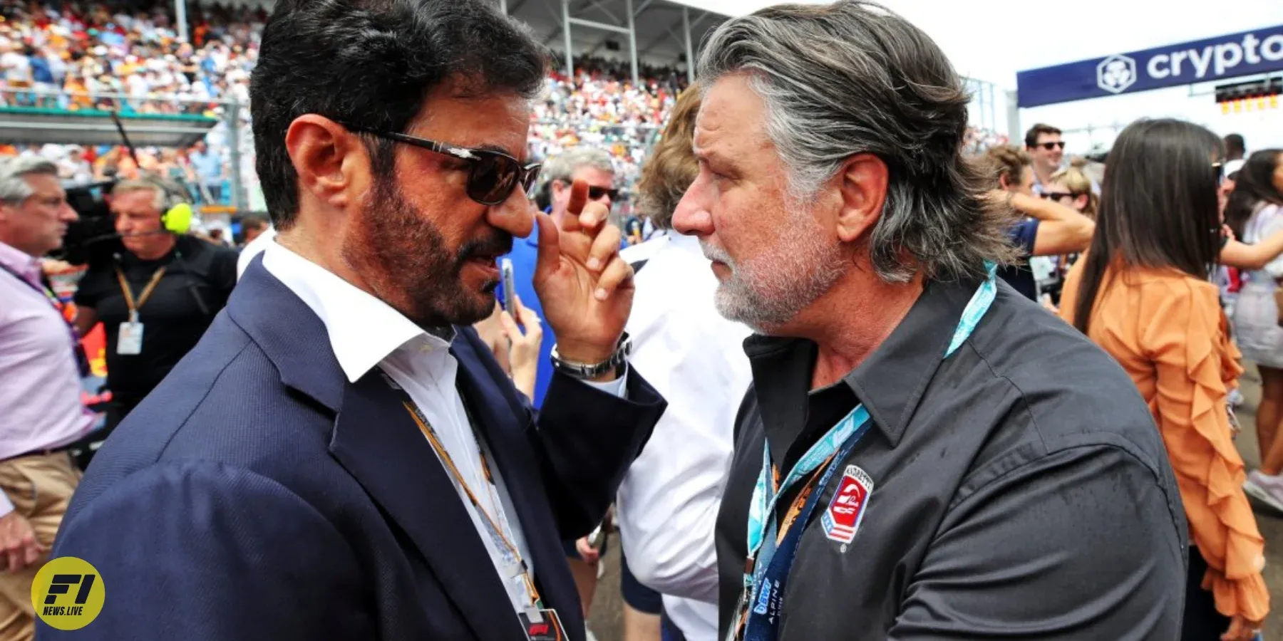 Mohammed Ben Sulayem and Michael Andretti