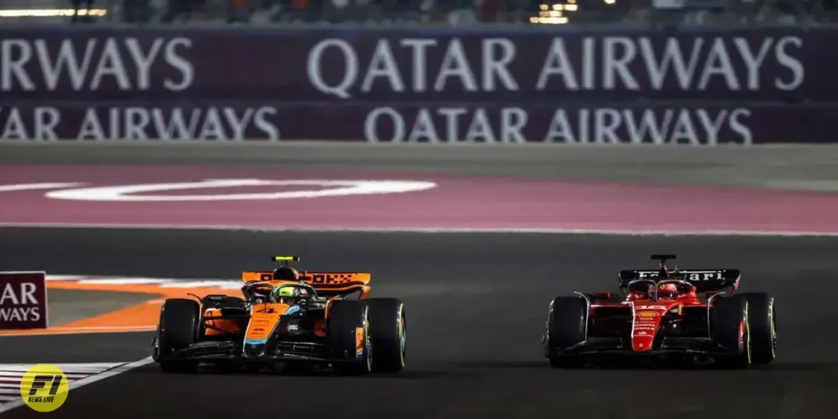 Lando Norris and Charles Leclerc-Credit: McLaren 