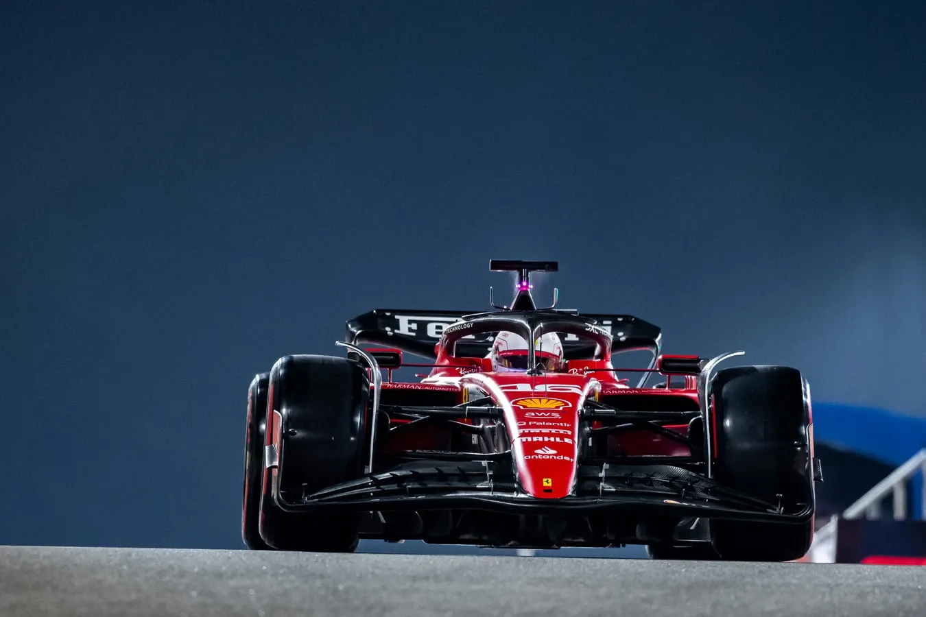 Charles Leclerc at the 2023 Abu Dhabi GP-Ferrari 