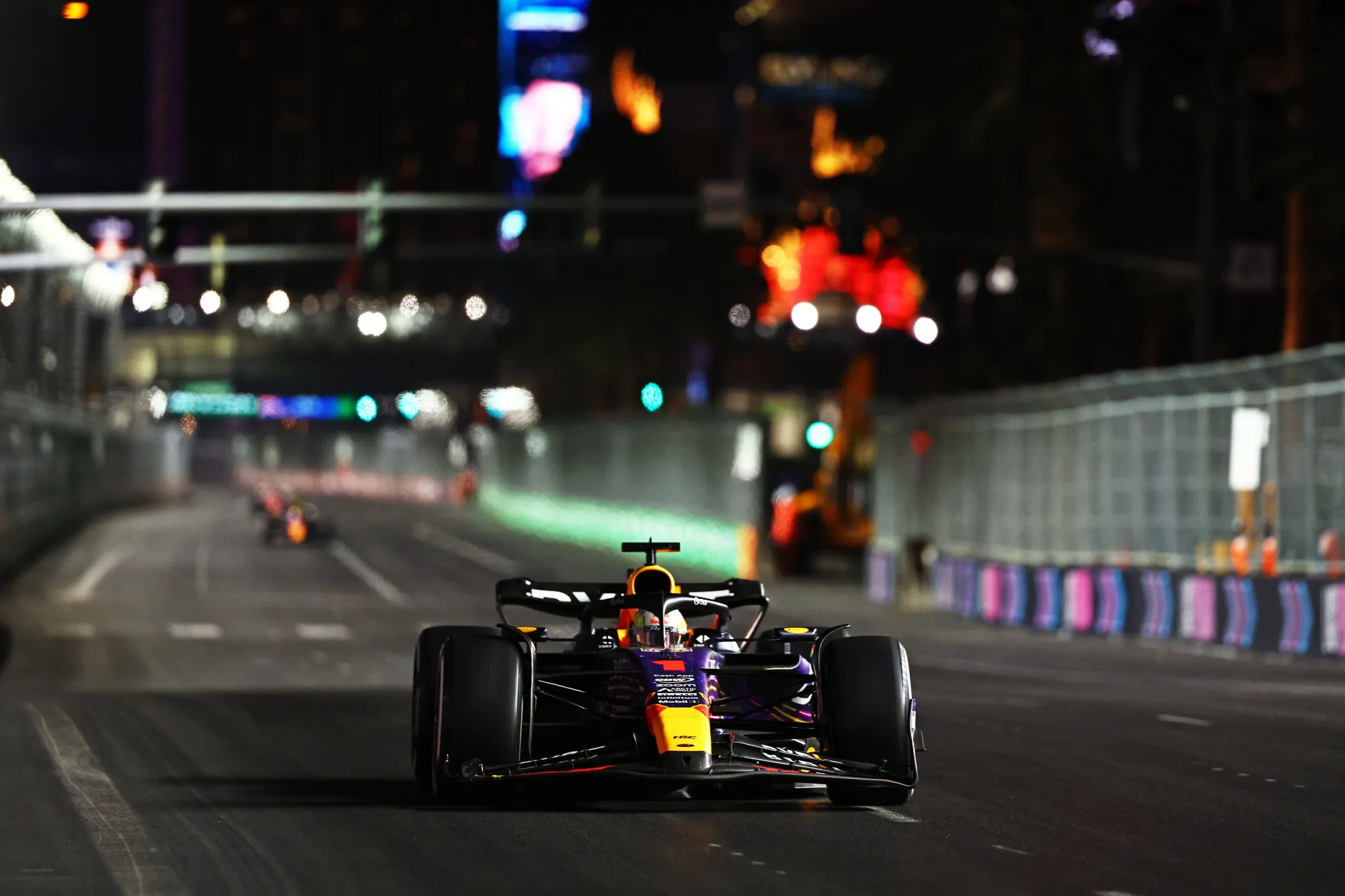 Max Verstappen at the 2023 Las Vegas GP-Red Bull Content Pool