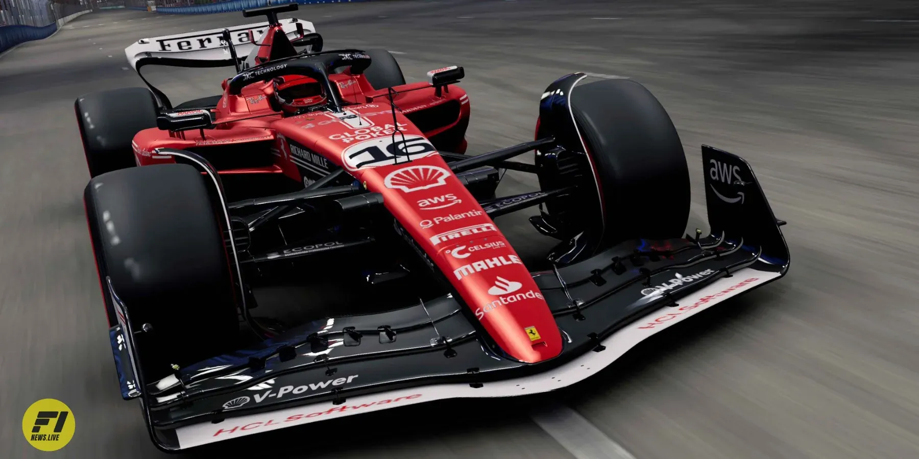 Ferrari special livery for the 2023 Las Vegas GP-Ferrari