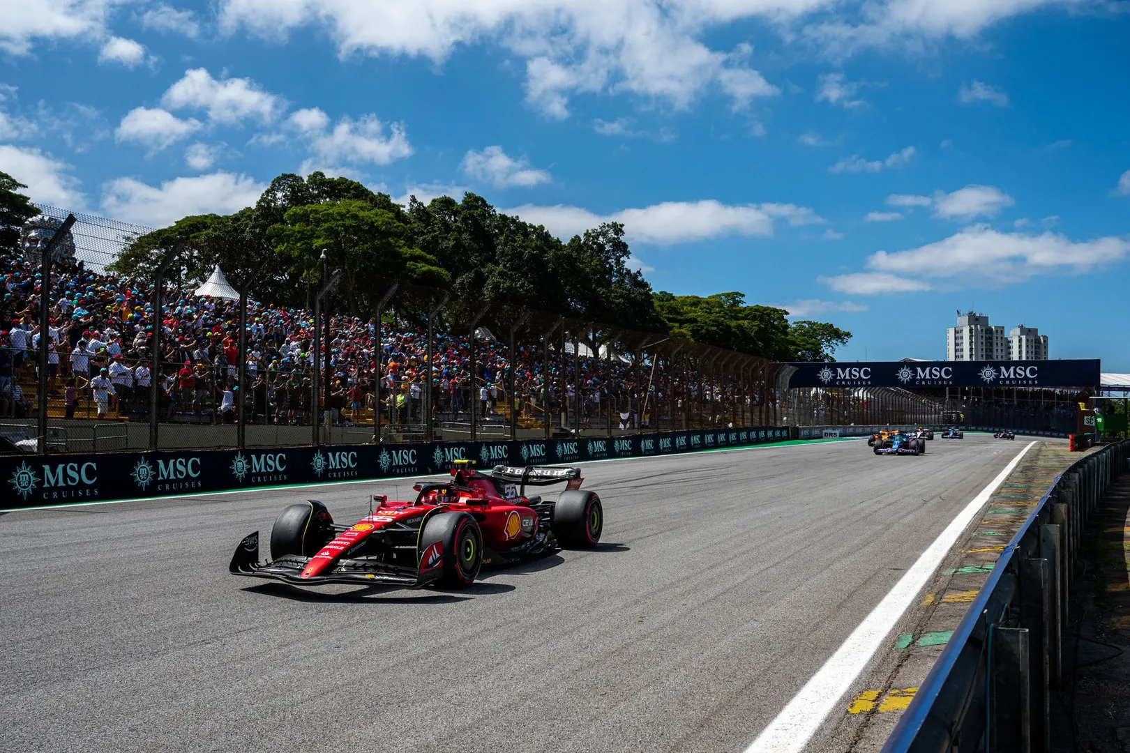 Ferrari on track