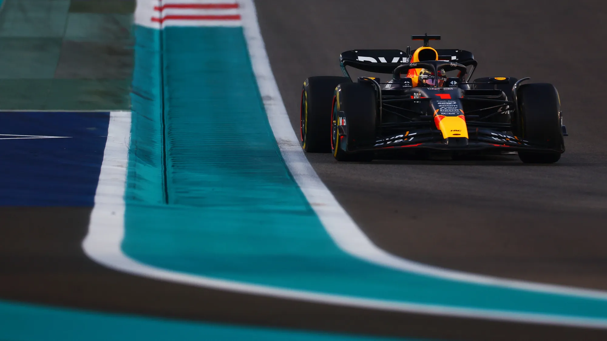 Max Verstappen at the 2023 Abu Dhabi Grand Prix-Red Bull Content Pool