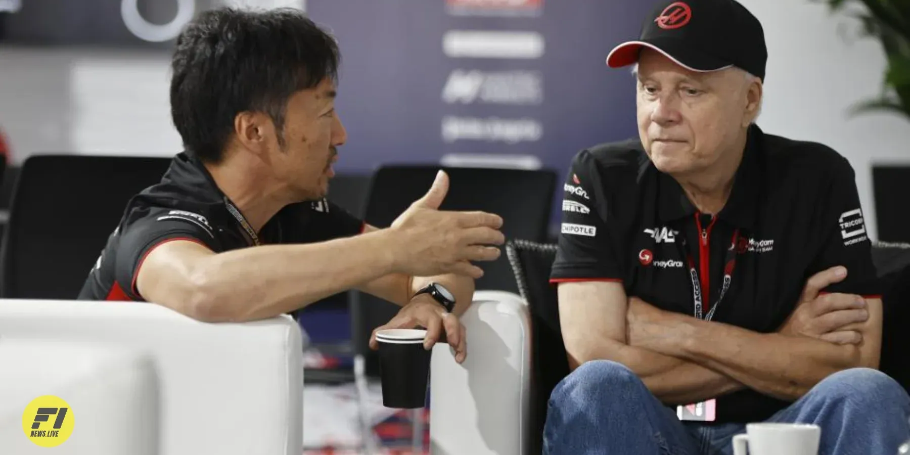 Ayao Komatsu and Gene Haas