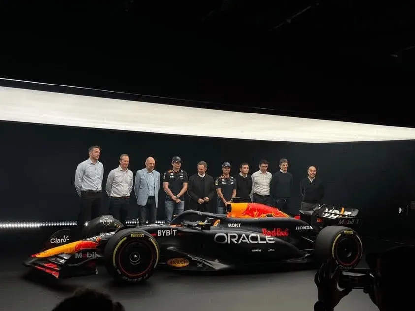 Red Bull RB20 during the official presentation-Red Bull Content Pool