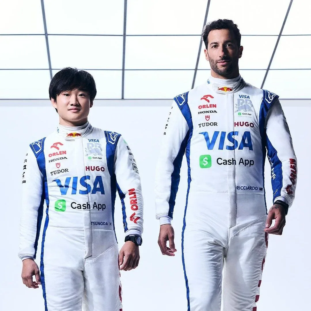 Yuki Tsunoda and Daniel Ricciardo-Red Bull Content Pool